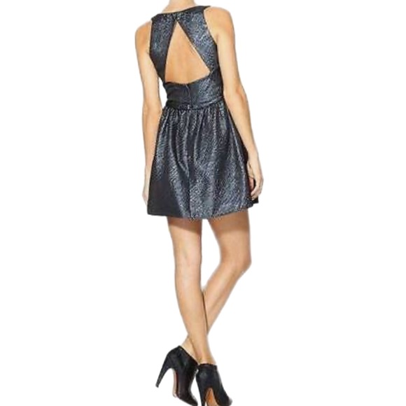 NWOT $325 Parker | Claudette | Backless Cocktail Dress | A-Line | Metallic - Picture 1 of 13